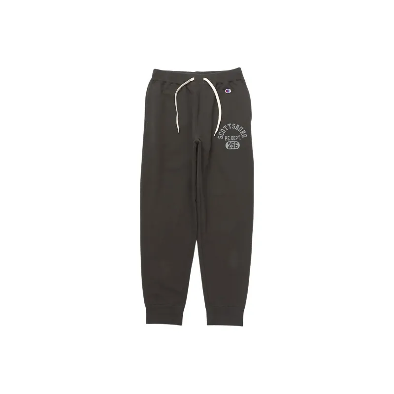 Champion FW24 Knitted Sports Pants Unisex Beige Black-0
