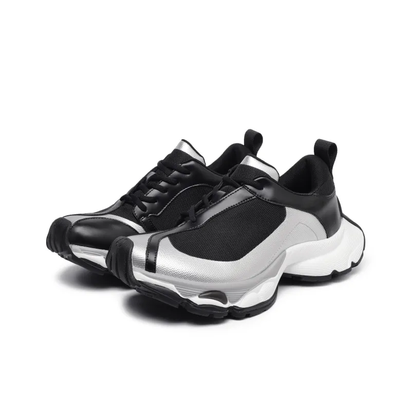 Hong Kong Meng Slip Resistant Height Increasing Low Top Chunky Sneakers Unisex-1