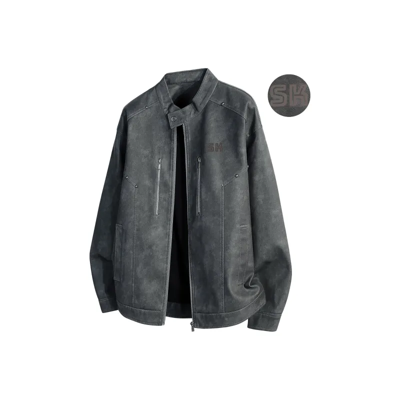 S.k. Manor Hill Leather Jacket Unisex-6