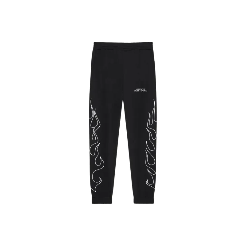 GIVENCHY SS24 Knitted Sports Pants Men's Black-0
