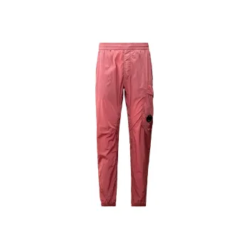 C.P.Company SS24 Casual Pants Men's Red Sprout Color