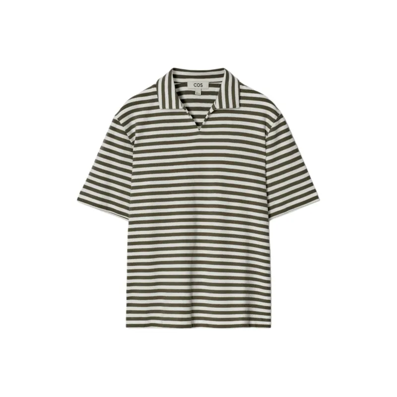 COS Polo Shirt Men's Khaki Green-0