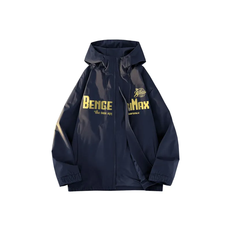BENGEN Jackets Coats Unisex Black-5