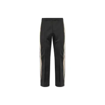 Ferragamo Logo Embroidered Striped Track Pants