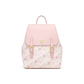 Disney Mickey Series PU Backpack Regular Women's Pink/White/Brown