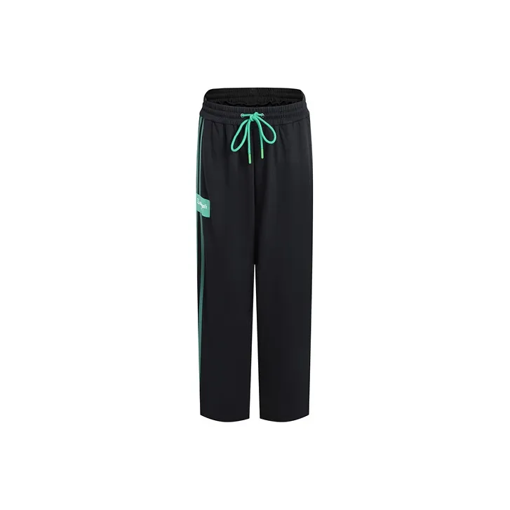 LIUREGALI Casual Pants Unisex Black-0