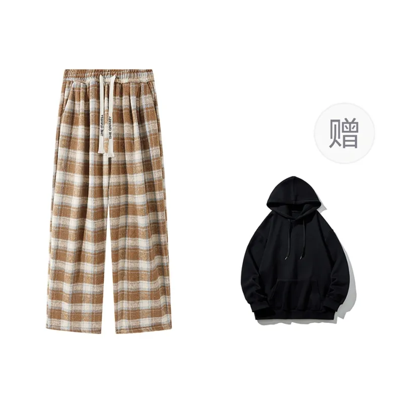 Qnxeey Casual Pants Unisex-21