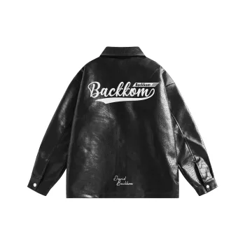 David Bakken x DAOMEIXIONG LIANMINGKUAN Leather Jacket Unisex