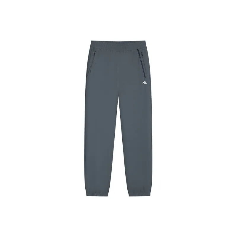 Kappa Knitted Sweatpants Men's Gray Green-0