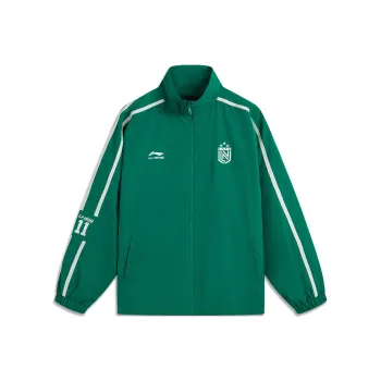 LiNing Sports Life Collection Trench Coat Men's Stone Green