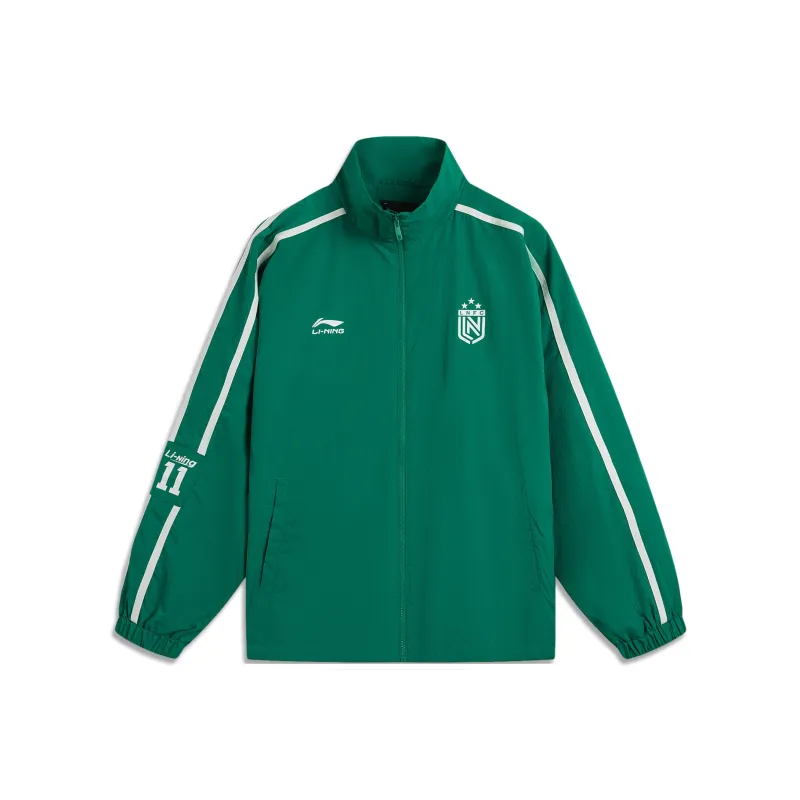 LiNing Sports Life Collection Trench Coat Men's Stone Green-0