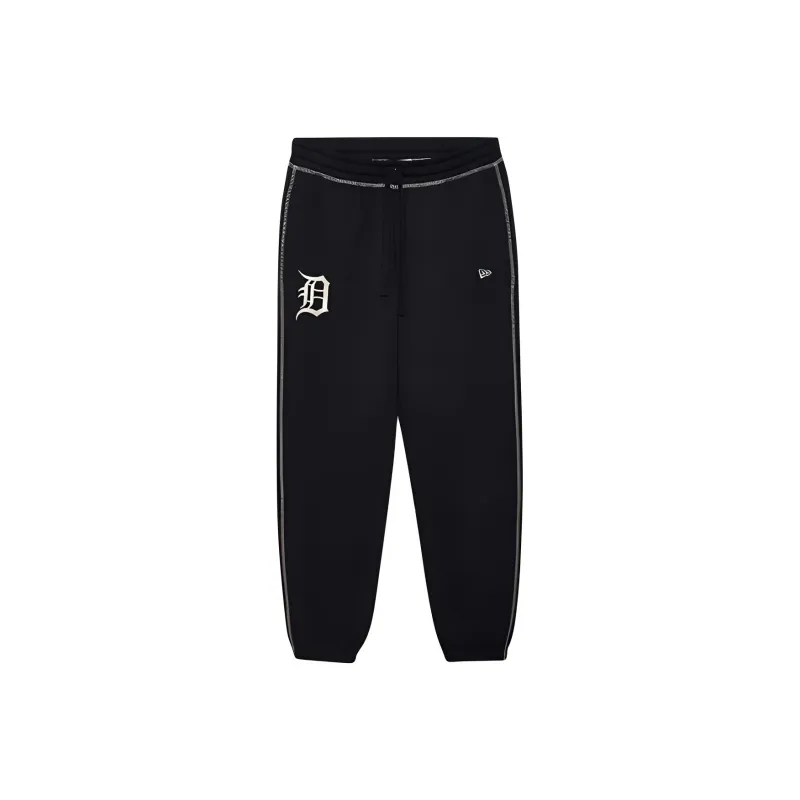 New Era x MLB SS24 Detroit Tigers Knitted Sports Pants Unisex Black-0