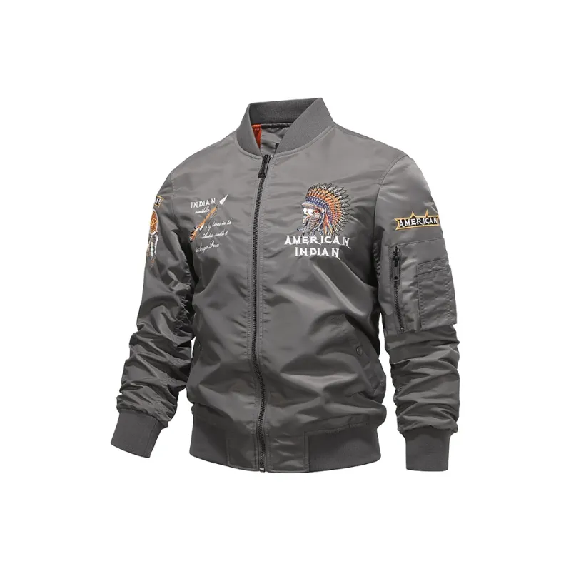 TREK&TRAVEL Baseball Jacket Men's-18