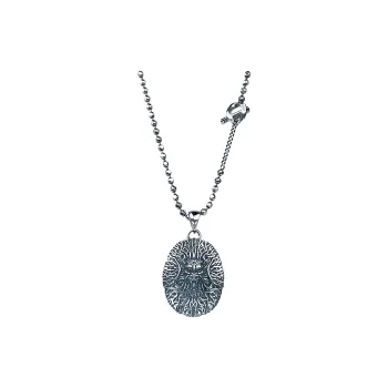 SHIYI N CIFANG 925 Sterling Silver Necklaces Men's