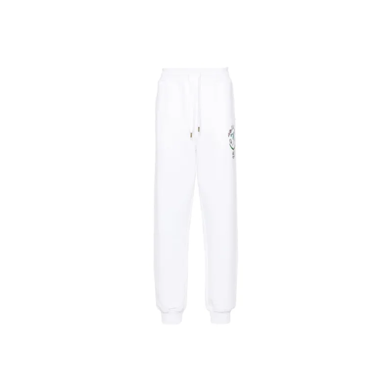 CASABLANCA Logo Patch Drawstring Sweatpants-0