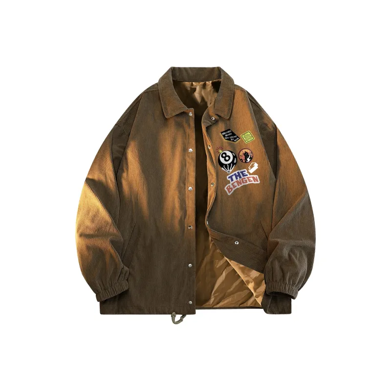 BENGEN Jackets Coats Unisex Black-4