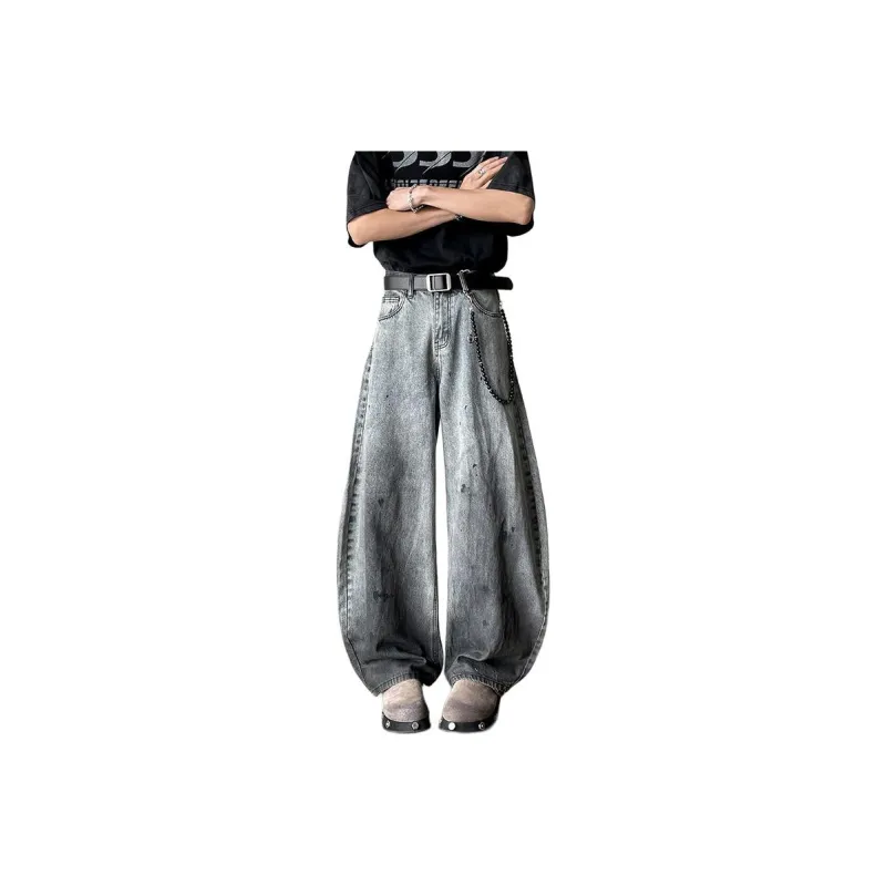 NVRFRGT Jeans Unisex Blue Gray-0