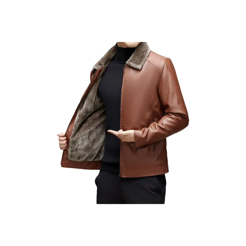 PIERRE CARDIN Leather Jacket Unisex-11