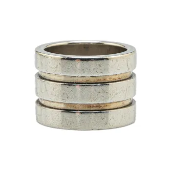 GUCCI 1990 2024 Sterling Silver Wide Band Ring