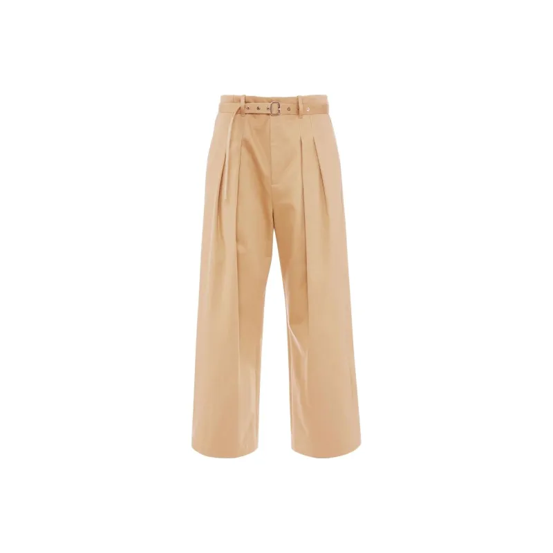 JW Anderson Wide-leg Pleat-detail Trousers-0