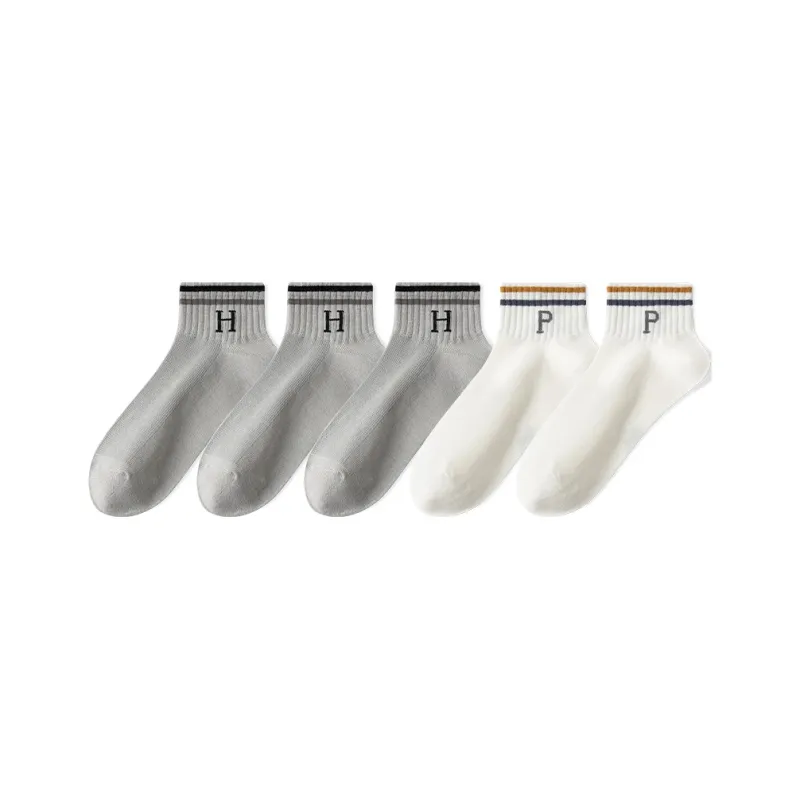 Cotton Gene Ankle Socks Men's 5 Pack-8