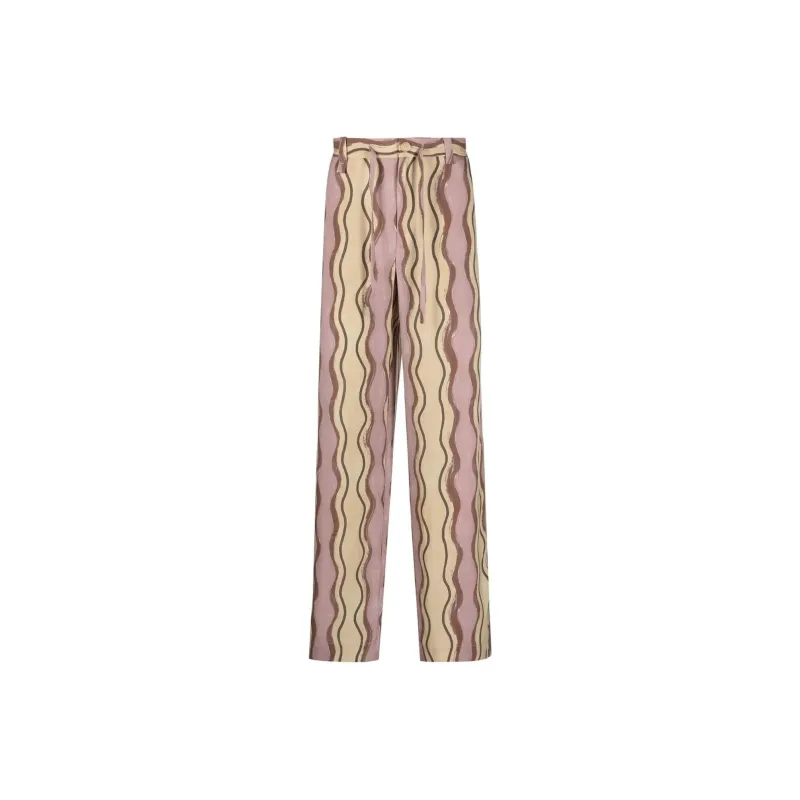 Jacquemus Striped Wide leg Trousers-0