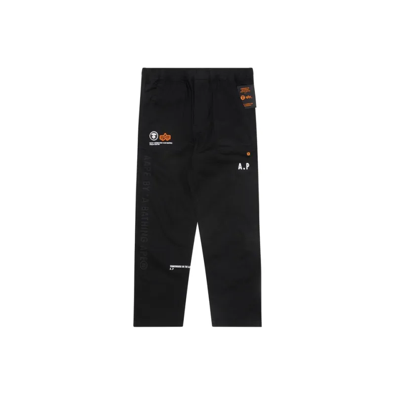 Bape X Alpha Industries Washed Pants-0
