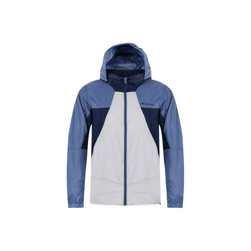 Columbia Super Light Breathable UV Protection Sun Protection Clothing Men's Blue-0