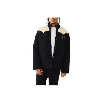 TRUE RELIGION Jackets & Coats Men's Black