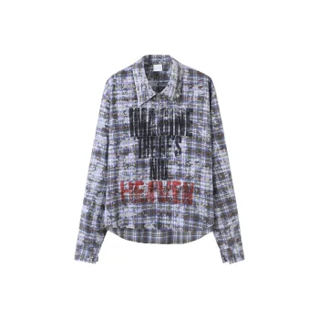 CONP Jackets Coats Unisex Distressed Cerulean