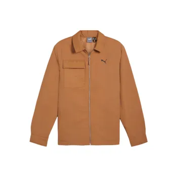PUMA Sportstyle Collection Men's Lifestyle Collection FW24 Mid-Season OUTERWEAR Jackets Coats Men's Caramel