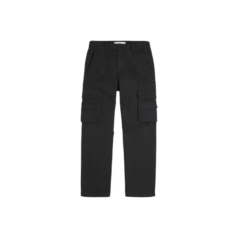 Hollister Cargo Pants Men's Black-0