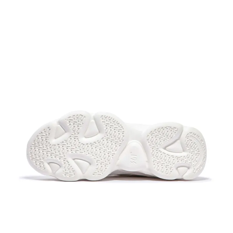 361° Cushioning, Breathable, Supportive Low Top Casual Shoes Women's Feather White Light Smoke Green-5