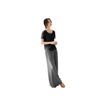 XWI Casual Suit Women's Gray Contrast Black