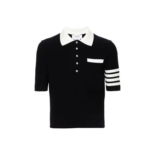THOM BROWNE 4 Bar Relaxed Fit Hector Polo Shirt
