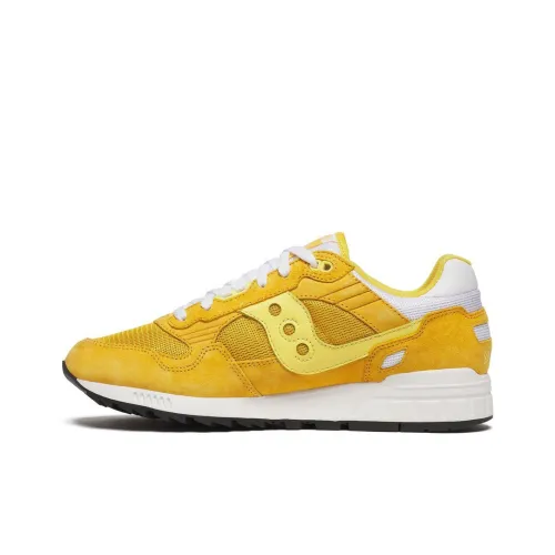 Saucony Shadow 5000 Low Top Running Shoes Unisex Mustard Yellow