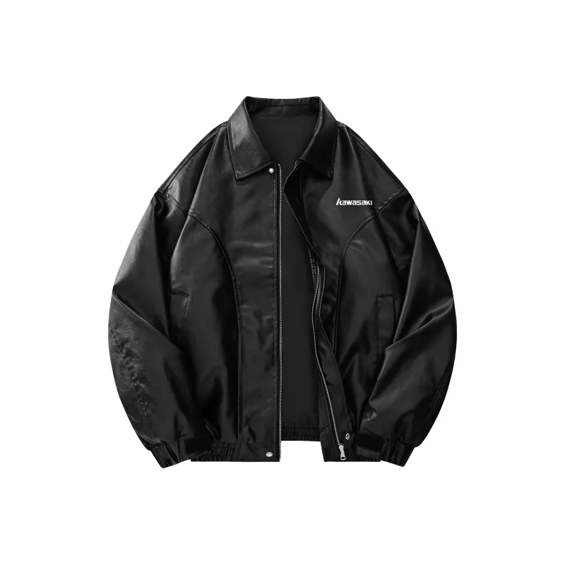 Kawasaki Leather Jackets Unisex-4