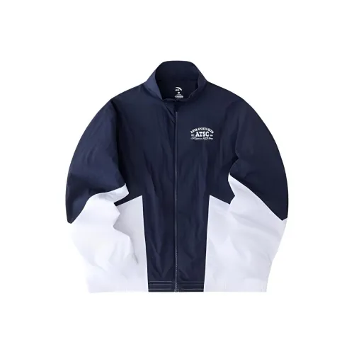 Anta Variety Training Collection Trench Coat Men's Midnight Blue