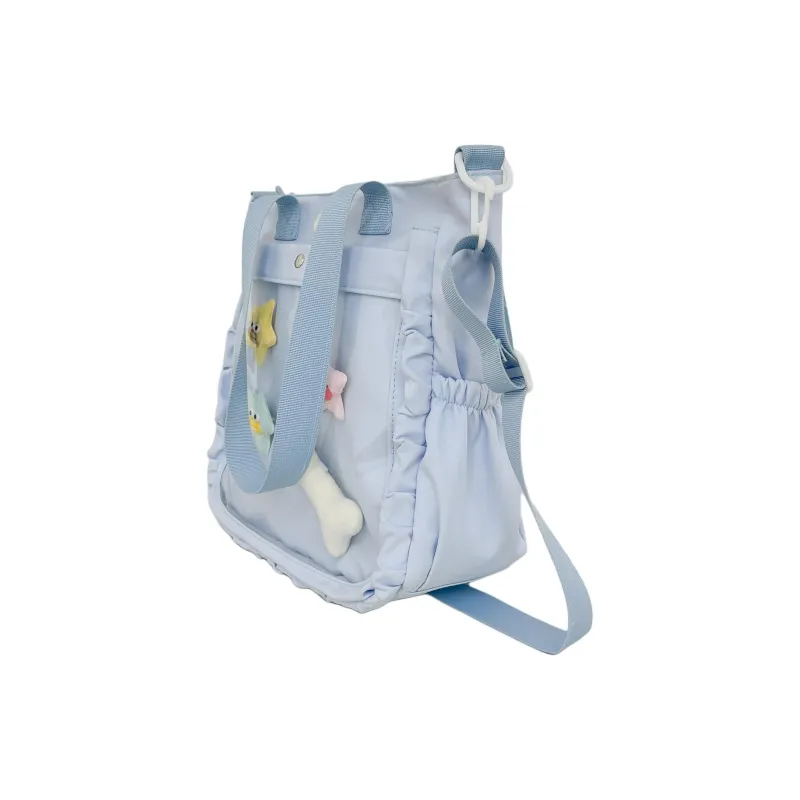 H YXIANG Composite Cloth Shoulder Bag Women's Multicolor-1