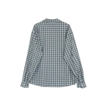 The Temptation Of The Muse Shirt Women's Blue Plaid