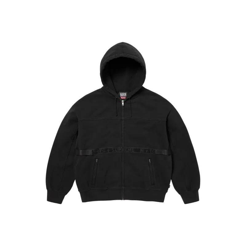 Supreme Marithé + François Girbaud Zip Up Hooded Sweatshirt-3