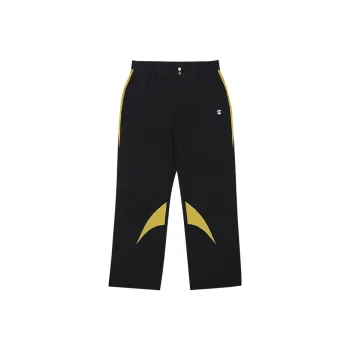 MYSAMESAME Casual Pants Unisex Sparkling Black