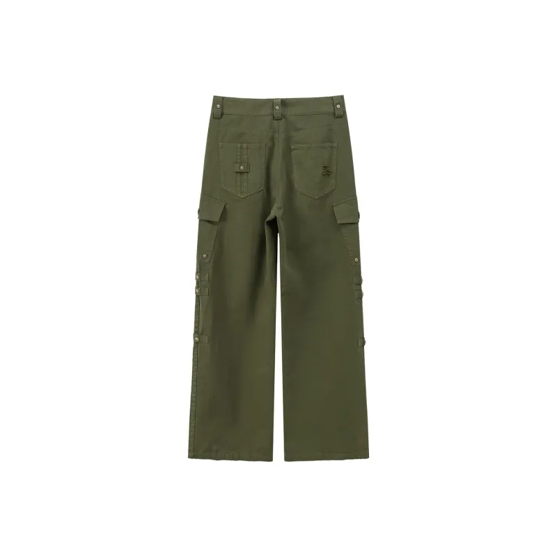 CHUU Casual Pants Women's Army Green-1