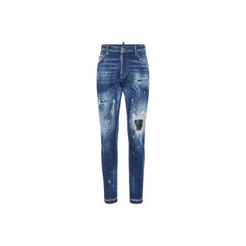 DSQUARED 2 Medium Ripped Wash Cool Guy Jeans