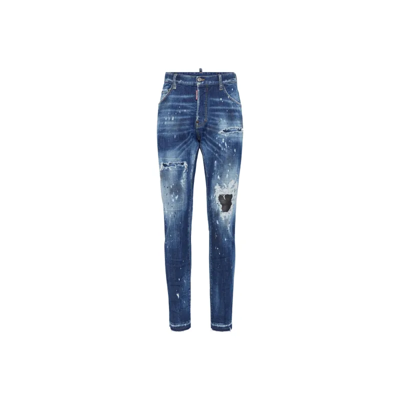 DSQUARED 2 Medium Ripped Wash Cool Guy Jeans-0