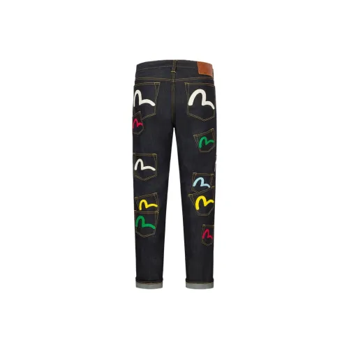 EVISU Jeans Men Denim Blue