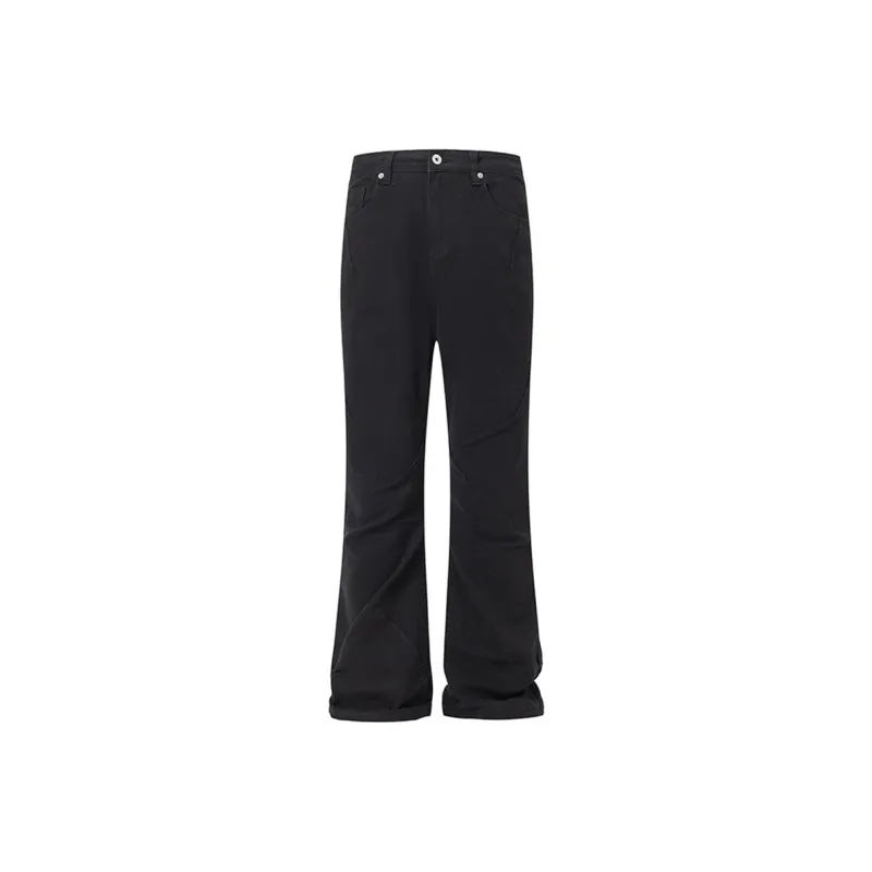COOLALPACA Loose Fit Bootcut Jeans Unisex-5