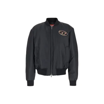 DIESEL J Milles Rugg Logo Plaque Jacket