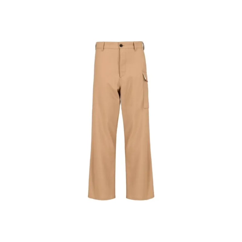 MARNI Button Detailed Straight Leg Pants-0