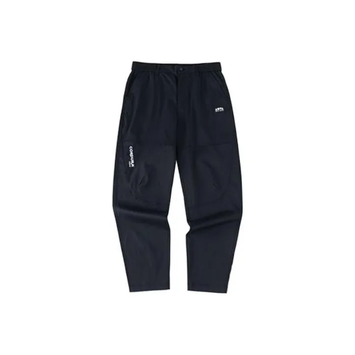 ANTA Skateboard Casual Pants Men Black-0